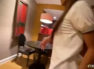 Johntronx fucks skinny Asian teen hard for creampie