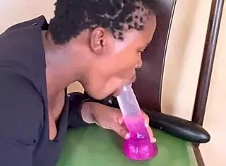Hot Ebony Solo Dripping Pussy!