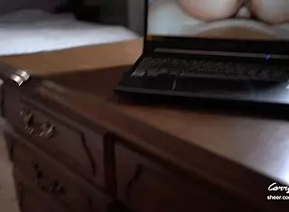 Step Mom Catches Step Son Jerking Off And Helps Him Cum Quickly