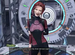 stranded in space asian milf scientist showcases her project