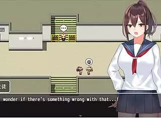 The class president lets a school boy study her body in the library. She can't get discouraged in part 5.