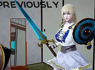 Wow, these girls are dancing and getting fucked in the shower! 😏 Such a hot 3D fantasy scene in chapter 4.