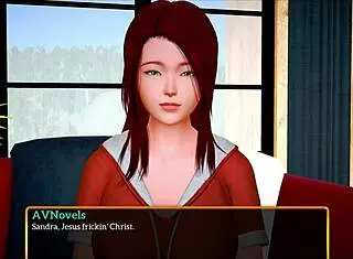 Redhead and Brunette in Homemade Hentai Anime with Big Tits and Ass Scenes