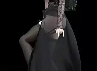 3D动漫妹子抖音风裸舞扭臀