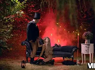 vip4k blonde witch veronica leal performs ritual anal fuck and deepest throat in hentai anime