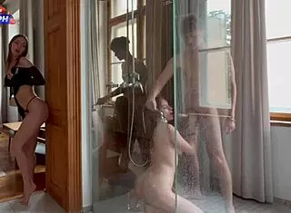 she felt excited joining the hardcore group fuck