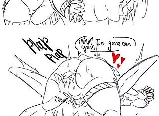 this murder drones compilation has big cocks pounding anime tits hard