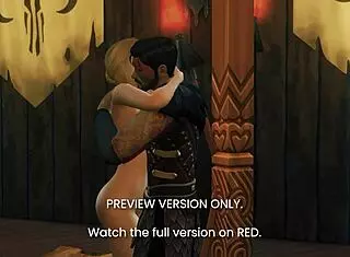 哟，看3D动漫预览维京猛男超骚！🛡️