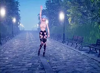 I watch cute anime girl get fucked while dancing