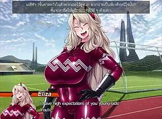 Kangoku Academia's Stadium Scene in Thai Translation