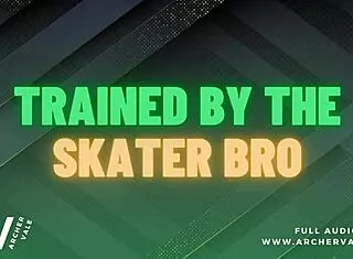 Skater boy BREAKS under porn addiction in gay story.