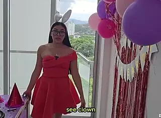 i fucked the birthday girl in her dad's house while he was at work, she was so wet