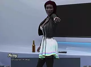 Stranded in space 121 going down with married black milf