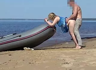 Lady Tourist Engages In Wild Action With Boatman In 3D Anime.