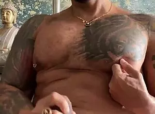 Viktor Rom dances naked then masturbates BBC