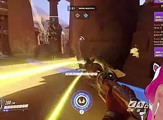 VTUBER LEWDNEKO PLAYS OVERWATCH AND GETS SPANKED PART 1!