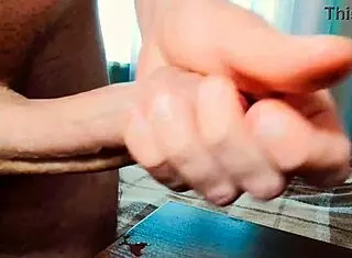 Feel That Monster Cock Fuck You On The Desk!