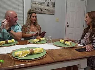 Stepdaughter Misty Meaner sneaks for more than just her phone