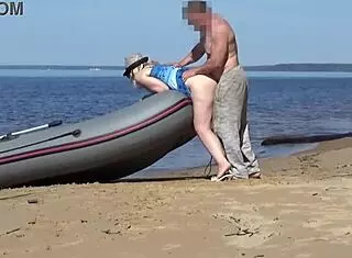 Lady Tourist Engages In Wild Action With Boatman In 3D Anime.