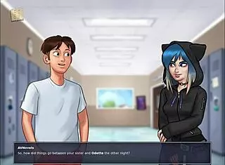 summertime saga 98 got me hooked with wild hentai college scenes