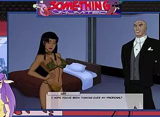 something unlimited part 147: redhead with big tits in sexy cartoon game!