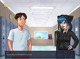 summertime saga 98 got me hooked with wild hentai college scenes