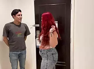 I let the young guy cum on my face