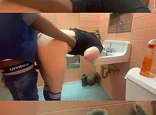 Fast food manager gets smashed in the bathroom