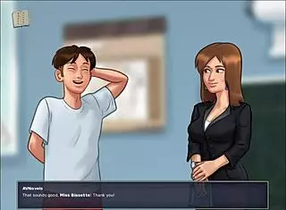 SUMMERTIME SAGA 4 watching sexy jamie bathing in shower