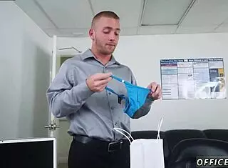 I love this gay man masturbating to keep his boss happy in the movie