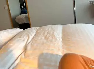 My Hot Milf Stepmother Caught Me Spying on Her in the Shower in a Shared Hotel Room