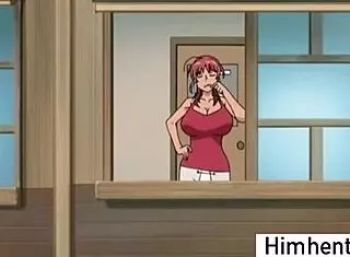 I can't get enough of my hot stepmom's massive boobs in this uncensored hentai
