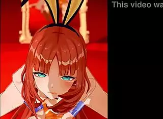 genshin impact nilou motion with damage voice in anime hentai style