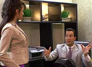 Office dancers spark wild group sex with milf creampies