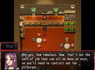 Damsel in distress in harem world ep 5 loves sucking his premature ejaculating cock in cute outfit.