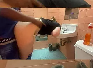 Fast food manager gets smashed in the bathroom