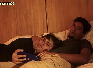 Damn! Watching Netflix with Stepsister, Couldn't Resist Shoving My Cock in Her Mouth, Almost Caught!