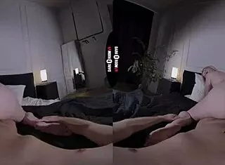 I suck the boss's big tits and hairless pussy in the dark room