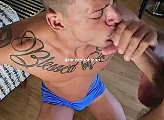 horny lesbian mistress dominates slave with intense facesitting and pussy licking.