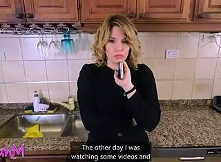 i filled my stepmother's ass after begging for a wild ride