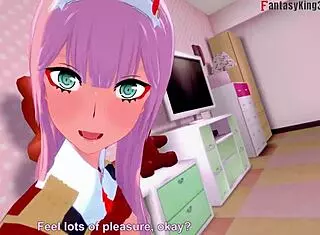 Zero two having hard sex with darling in franxx