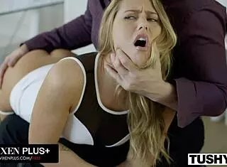 Carter Cruise's intriguing anal scene