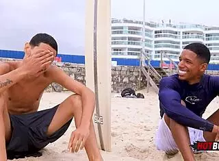 Are you fucking the naughty surfer's ass hard?