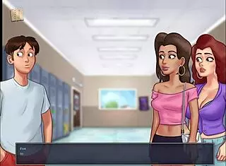 summertime saga 98 got me hooked with wild hentai college scenes