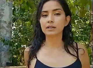 presentation on latina beauty in forest nature