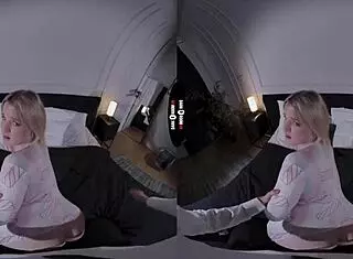 I suck the boss's big tits and hairless pussy in the dark room