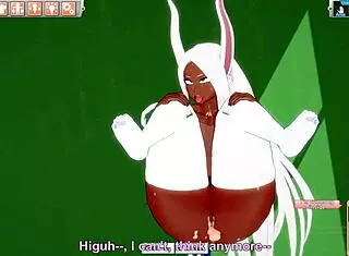 Big ass bunny gets fucked to orgasm.