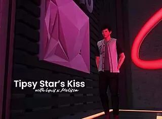 WATCH tipsy stars KISS in this 3D HENTAI sex tape PREVIEW!