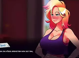 In the outdoor woods, big cock jerks off while mommy watches