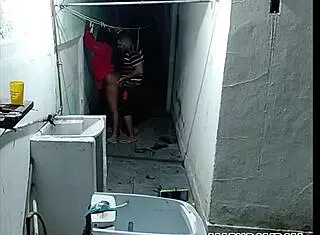 damn, my neighbor saw me naked sweeping and made me suck him off